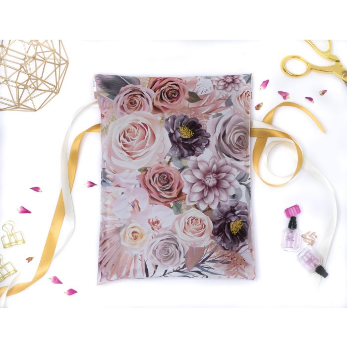 100 10x13 Pink Flowers DESIGNER Poly Mailers Envelopes Boutique Custom Bags for sale online 
