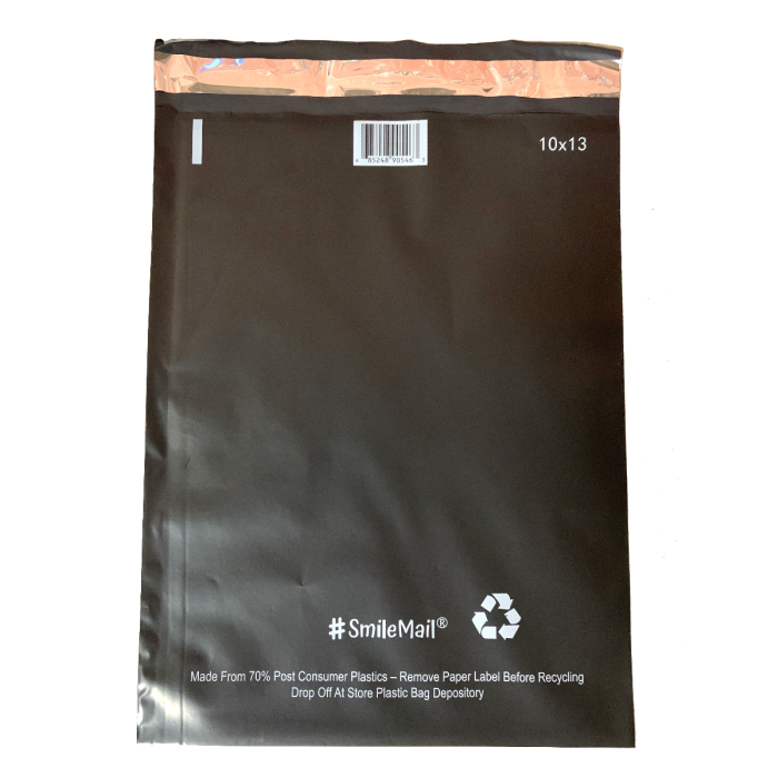 Black Recycled Mailers, Sustainable Packaging Envelopes