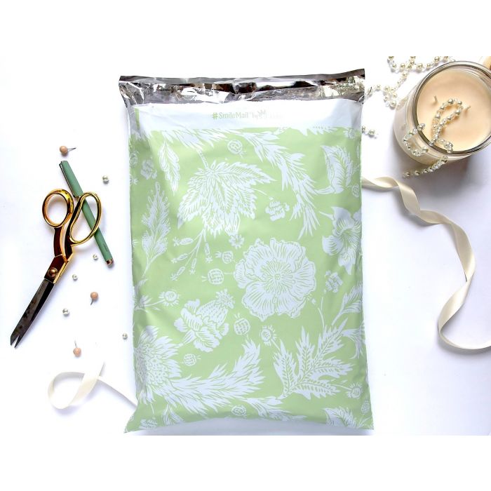 Sage Green Floral Pencil Pouch