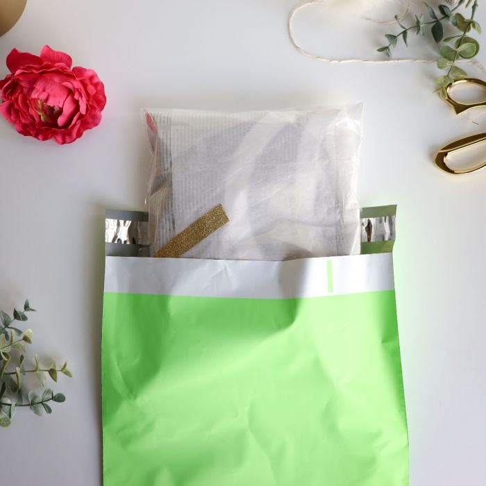 100 Yellow Poly Mailers 12x15.5 Inches - Self-Sealing Shipping Envelopes, Boutique Quality