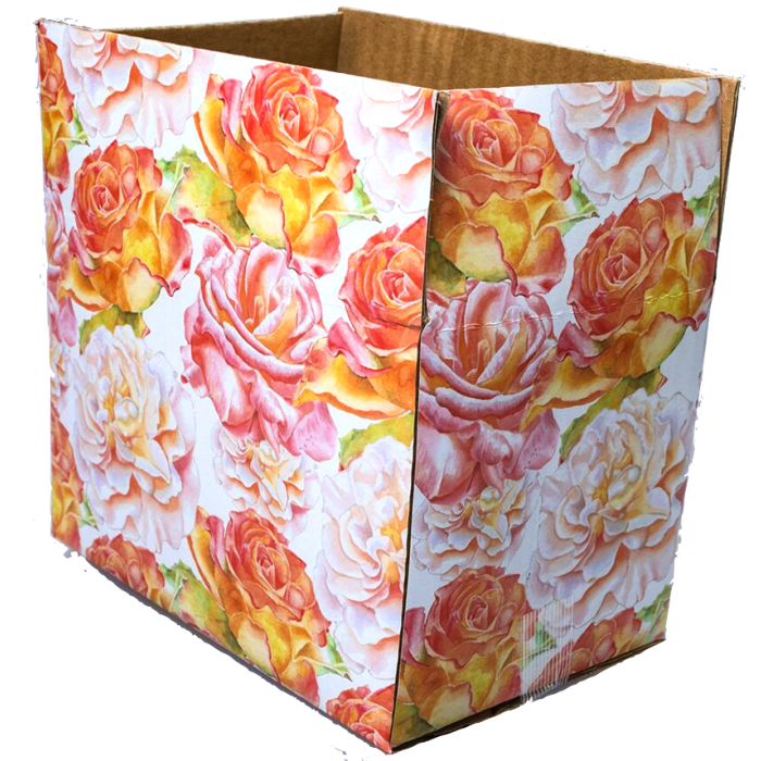 Designer Boxes, 12x10x4 Cloud Tie Dye Design #SmileMail Box