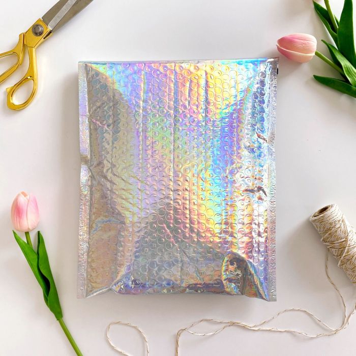 Bubble Mailers 8.5x11 Padded Envelope Holographic Large bubble mailers