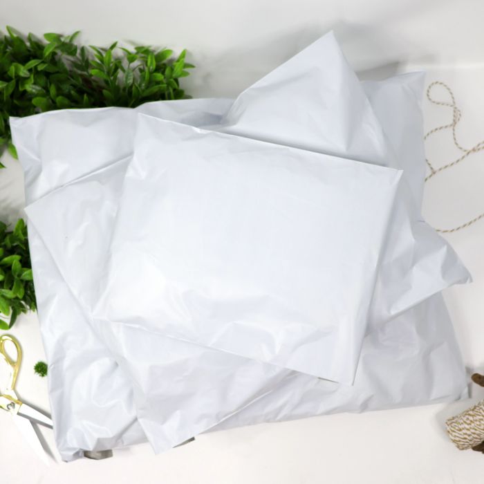 White Poly Mailers 10x13