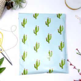 100 10x13 Cactus Designer Mailers Poly Shipping Envelopes Boutique Bags 