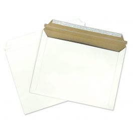 EPOSGEAR 12" Record LP Strong Peel And Seal Corrugated Board Card Manilla Brown Envelopes