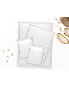 Zip Closure Frosted Recloseable Bags 10x13