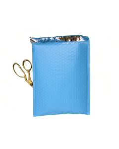 #2 Blue Poly Bubble Mailers: 8.5x12 Bubble Pak Brand