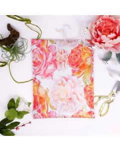 Designer Mailers Watercolor Blossoms Poly Mailers 10x13