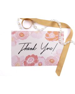 Fall Floral 4x6 Thank You Cards 