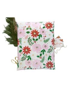 Festive Floral #SmileMail Poly Mailers 19x24