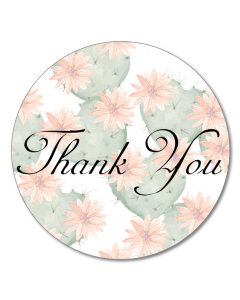 Flowering Cactus 2.5" Stickers