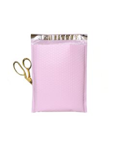 #2 Pale Pink Poly Bubble Mailers: 8.5x12 Bubble Pak Brand