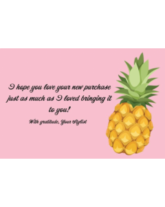 Pineapple 4x6 Thank You Cards