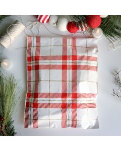 #SmileMail® Plaid Poly Mailers 10x13