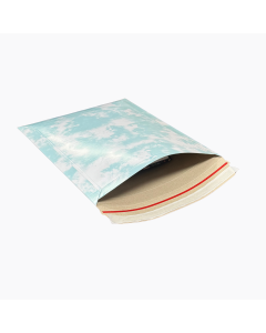 Cloud Tie Dye Gusseted Rigid SmileMail PaperBoard Mailers 10x13