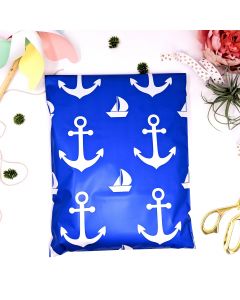 Designer Mailers Nautical Poly Mailers 10x13
