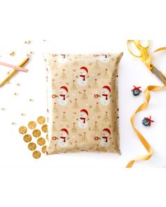 Snowman #SmileMail Christmas Poly Mailers 10x13
