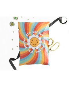 Stay Groovy  #SmileMail Designer Poly Mailers 7.5x10.5