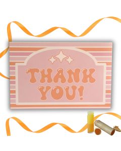 Pink Multi 4x6 Thank You Cards 